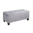 thumbnail image 1 of Pemberly Row Shoe Storage Ottoman in Grey, 1 of 1
