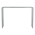 thumbnail image 1 of Pemberly Row Sleek and Simple 12mm Bent Glass Sofa Table in Clear, 1 of 6