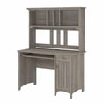thumbnail image 1 of Pemberly Row Small Computer Desk with Hutch in Driftwood Gray - Engineered Wood, 1 of 7
