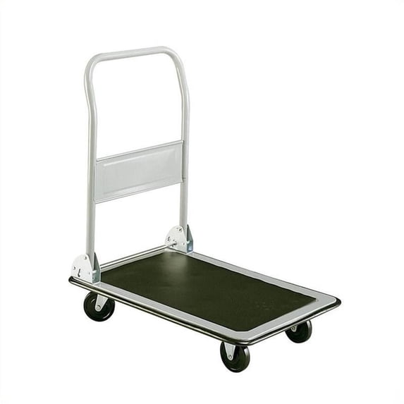 Pemberly Row Small Folding Stow-Away Platform Hand Truck