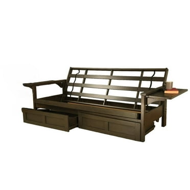 Pemberly Row Sofa Sleeper Frame with Storage Drawers in Graystone