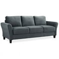 thumbnail image 1 of Pemberly Row Sofa in Dark Gray, Microfiber, Durable Upholstery, 1 of 2