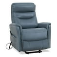 thumbnail image 1 of Pemberly Row Softy Azure Power Lift Recliner with Articulating Headrest, 1 of 11