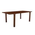 thumbnail image 1 of Pemberly Row Solid Acacia Wood 80" Rectangle Dining Table in Walnut, 1 of 5