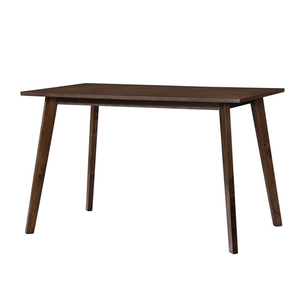 Pemberly Row Solid Wood 47" Rectangular Dining Table in Walnut ...