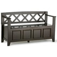 thumbnail image 1 of Pemberly Row Solid Wood Entryway Lift-Top Storage Bench in Hickory Brown, 1 of 8