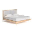 thumbnail image 1 of Pemberly Row Solid and Engineered Wood King Size Bed in Light Oak, 1 of 4