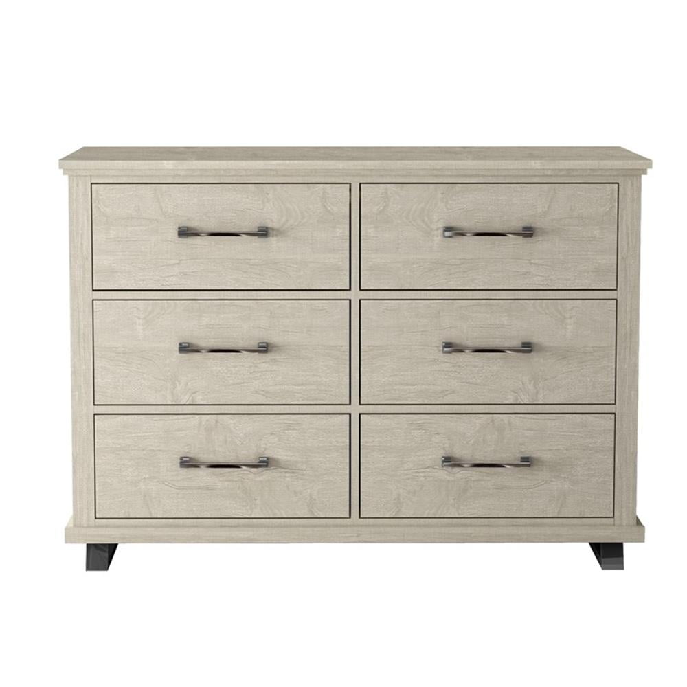 Pemberly Row Spacious and Stylish 52" Extra-Wide 6-Drawer Dresser ...