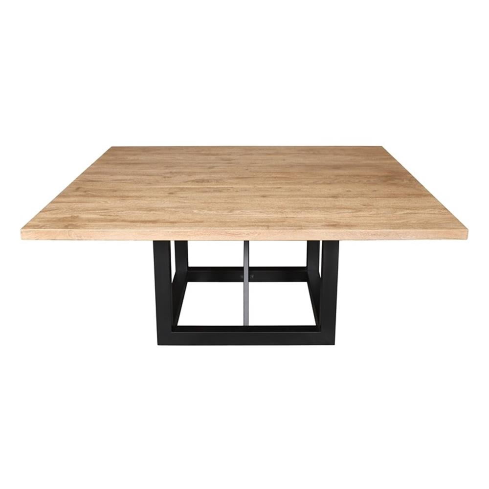Pemberly Row Square 72" Coastal Dining Table In Mango Solid Wood ...