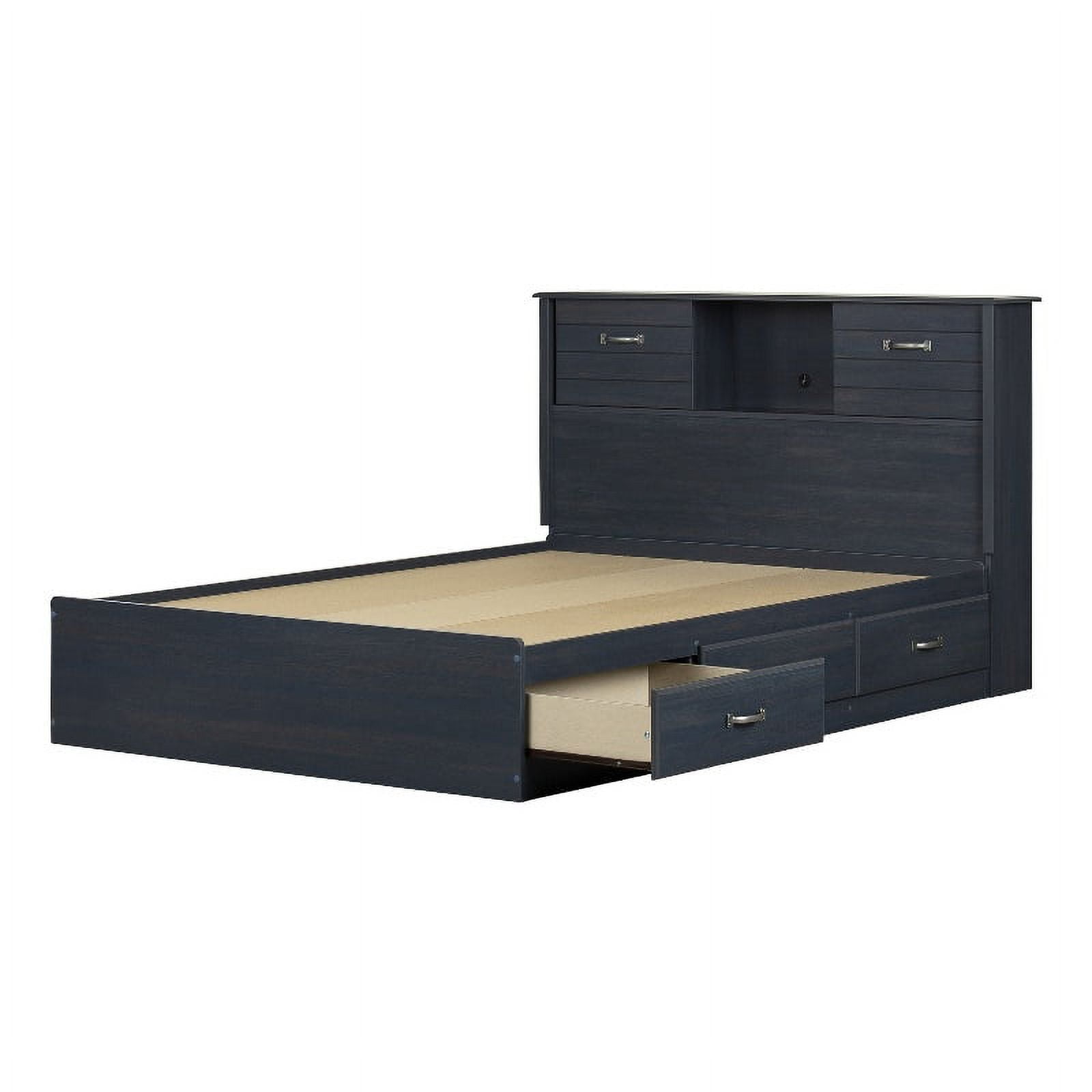 full storage beds with bookcase headboards