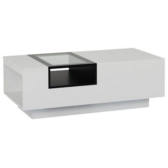 Pemberly Row Sydney Coffee Table in White