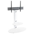 thumbnail image 1 of Pemberly Row TV Floor Stand w/ TV Mount Column for 32" to 65" TVs - Satin White, 1 of 9