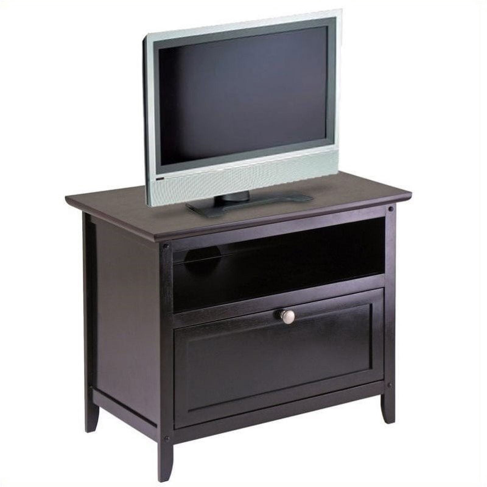 Pemberly Row TV Stand in Espresso