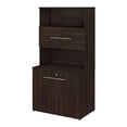 thumbnail image 1 of Pemberly Row Tall Storage Cabinet with Doors in Black Walnut - Engineered Wood, 1 of 7