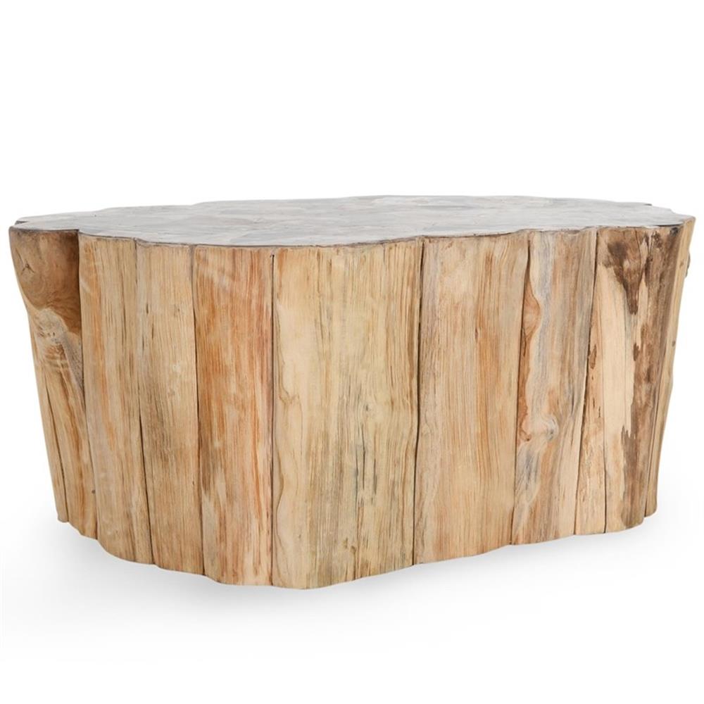 Pemberley Row Teak Wood Natural Coffee Table Rectangular Distinctive ...