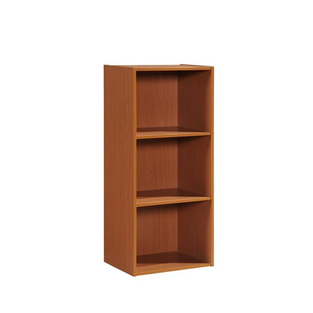 HOMEFORT 5-Tier Wood Bookcase, Modern Geometric, Display HOMEFORT 5-Tier Wood Bookcase, Modern Geometric, Display