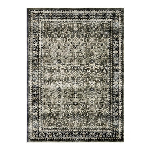 Pemberly Row Tibet Soft Washable Non Slip Area Rug (8' x 10')