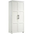 thumbnail image 1 of Pemberly Row Traditional 30" W Pantry Storage Cabinet with 2 Doors in White, 1 of 14