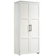 Pemberly Row Traditional 30 W Pantry Storage Cabinet with 2 Doors in White
