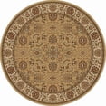 thumbnail image 1 of Pemberly Row Traditional 8' x 8' Circular Fabric Rug in Beige, 1 of 2
