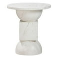 thumbnail image 1 of Pemberly Row Traditional Chip Marble Print Indoor / Outdoor Side Table, 1 of 6