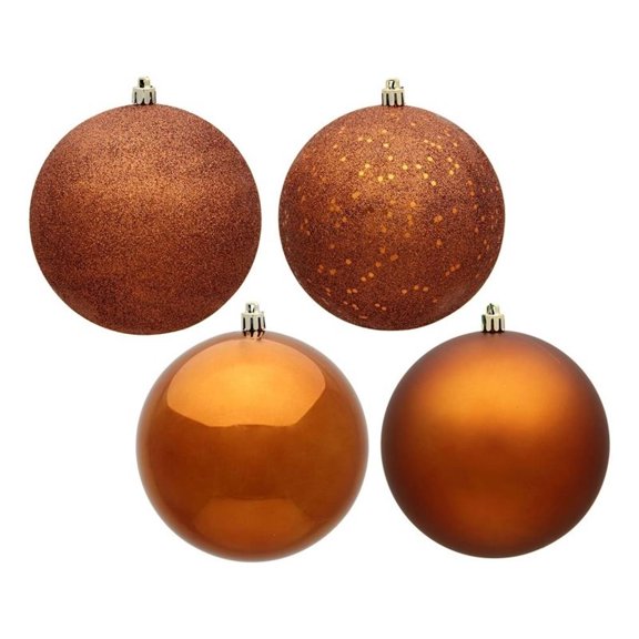 Pemberly Row Traditional Decorative 6-inch Copper Ball 4-Finish 4/Box