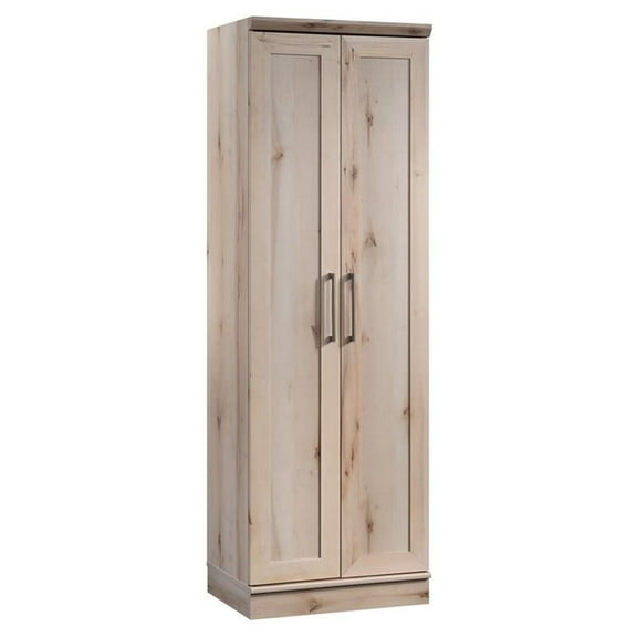 Pemberly Row Traditional Engineered Wood Storage Cabinet in Maple