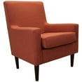 thumbnail image 1 of Pemberly Row Traditional Fabric Arm Chair in Mango Orange Finish, 1 of 4