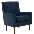 thumbnail image 1 of Pemberly Row Traditional Fabric and EPS Arm Chair in Navy Blue, 1 of 4