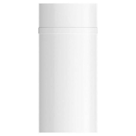 Pemberly Row Traditional Plastic Cable Management Wire Hider Kit in White Finish