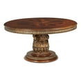 thumbnail image 1 of Pemberley Row Wood Chestnut Dining Table Round 84" Unassembled, 1 of 9