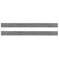 thumbnail image 1 of Pemberly Row Traditional Solid Hardwood Bed Rails in Brushed Pewter, 1 of 3