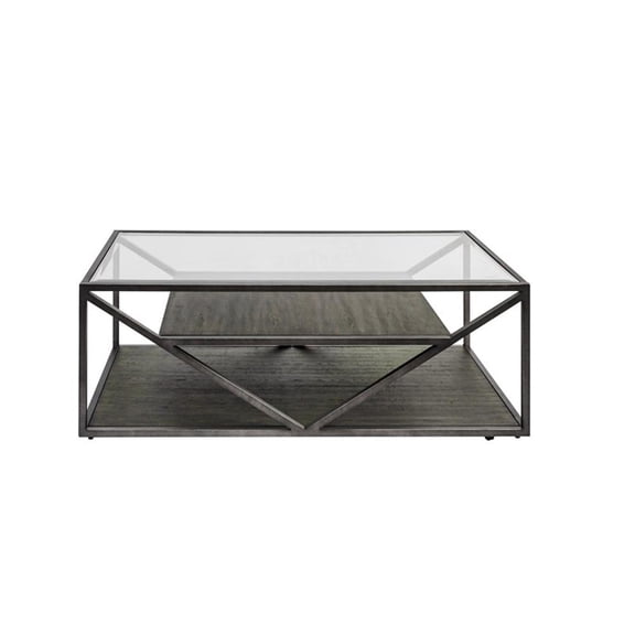 Pemberly Row Traditional Wood 3 Piece Set in Brown (Cockatil and 2 End Tables)