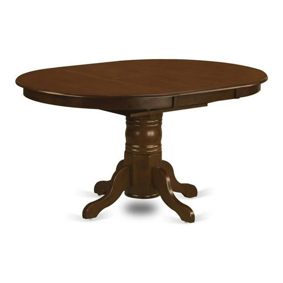 Pemberly Row Traditional Wood Dining Table in Espresso