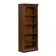 thumbnail image 1 of Pemberly Row Traditional Wood Executive Open Bookcase in Cognac, 1 of 8
