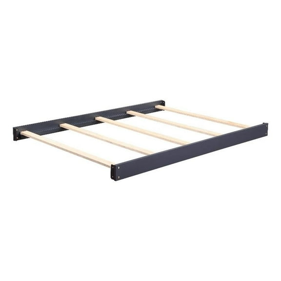 Pemberly Row Traditional Wood Full Bed Conversion Kit in Mystic Blue