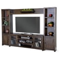 thumbnail image 1 of Pemberly Row Transitional 112" Wood Entertainment Wall in Tobacco Leaf, 1 of 7