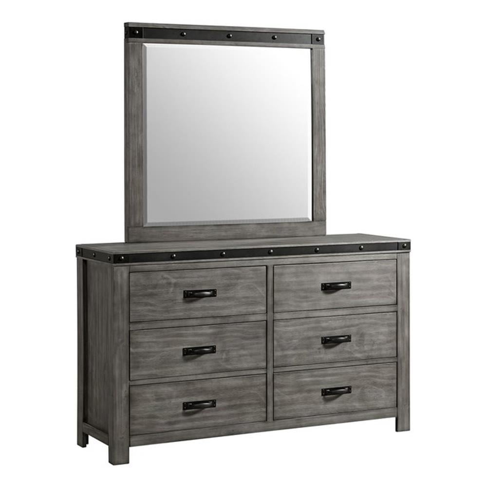 rustic grey dresser walmart Rustic 3-Drawer Dresser
