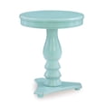 thumbnail image 1 of Pemberly Row Transitional Acacia Wood Accent Side Table in Blue, 1 of 6