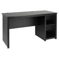 thumbnail image 1 of Pemberly Row Transitional Computer Desk with Side Compartment in Black, 1 of 6