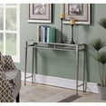 thumbnail image 1 of Pemberly Row Transitional Console Table in Silver Metal Frame, 1 of 5