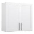 thumbnail image 1 of Pemberly Row Transitional Engineered Wood 32" Wall Cabinet in White, 1 of 10