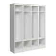 thumbnail image 1 of Pemberly Row Transitional Engineered Wood Narrow Organizer in White (Set of 4), 1 of 9