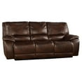thumbnail image 1 of Pemberly Row Transitional Leather Power Sofa in Burnt Sienna, 1 of 10
