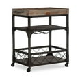 thumbnail image 1 of Pemberly Row Transitional Metal Bar Cart in Weathered Brown, 1 of 14