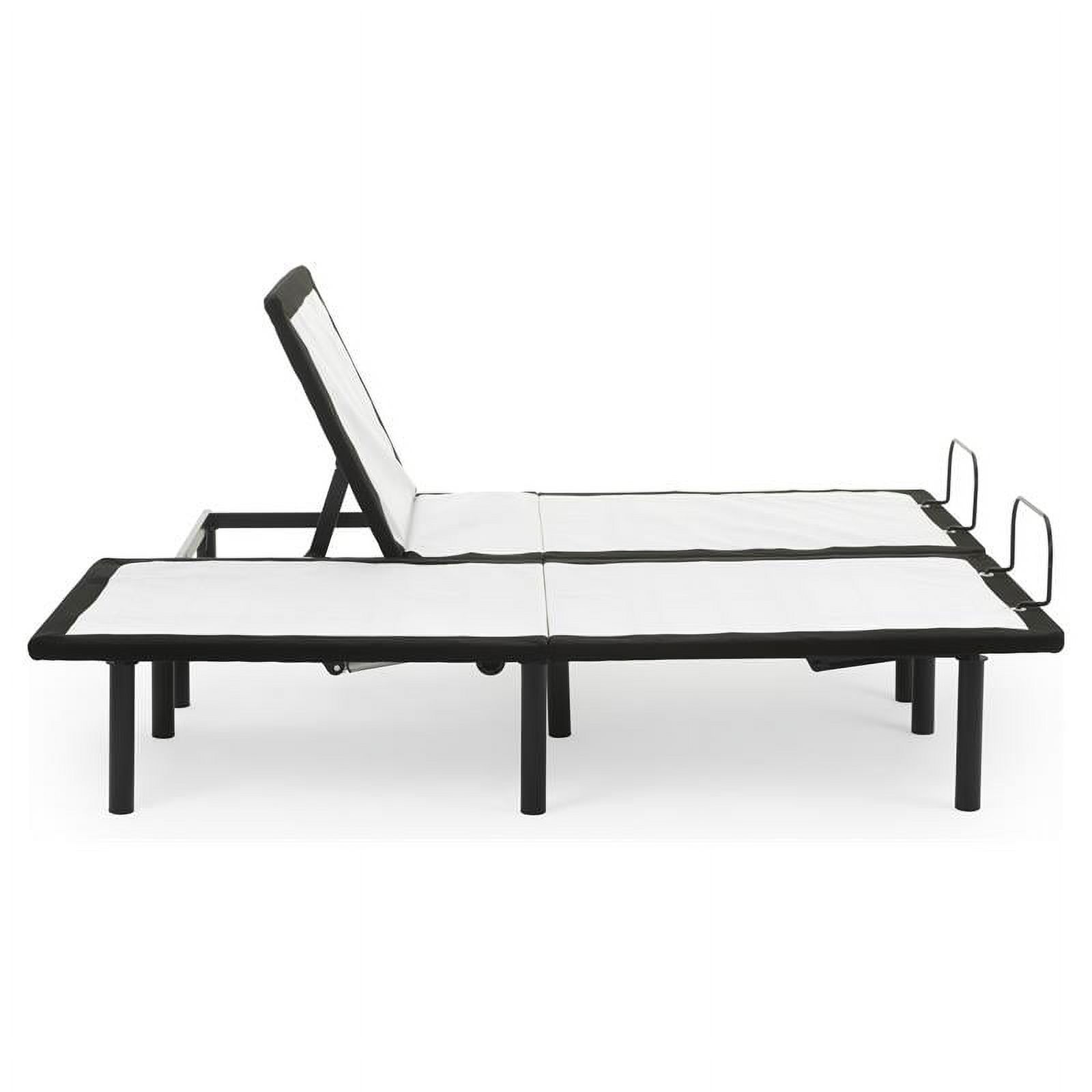 Pemberly Row Transitional Metal Model H Adjustable King Split Bed Base