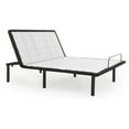 thumbnail image 1 of Pemberly Row Metal Model H Adjustable Full Bed Base in Black, 1 of 4