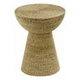 thumbnail image 1 of Pemberly Row Transitional Metal & Seagrass Side Table in Natural, 1 of 6