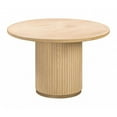 thumbnail image 1 of Pemberly Row Transitional Oak Wood Round Dining Table - 47.3"W x 47.3"D x 30"H, 1 of 7