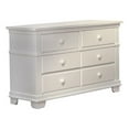 thumbnail image 1 of Pemberly Row Transitional Pine Wood Double Dresser in White Finish, 1 of 2